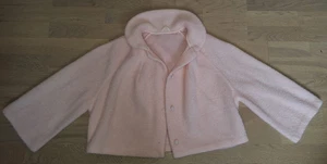 hübsches Bettjäckchen, Bolero, rosa, kuschelig warm,  Gr. S, original 70er/80er - Bild 1 von 6
