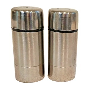 American Metalcraft Stainless Steel 3” Salt & Pepper Shaker Set SP29 - Picture 1 of 8