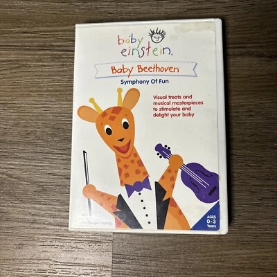 Baby Einstein: Baby Beethoven - Symphony Of Fun (2002 DVD) Plays Great! Foto 1 de 4