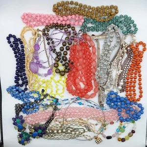 Jewelry Lot of 25 Necklaces Bracelets Michael Kors Stella & Dot Beads. - Picture 1 of 10