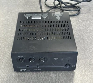 TOA BG-235 CU 3-Channel Mixer Amplifier 35 Watt, 70 Volt Speaker Output - Picture 1 of 8