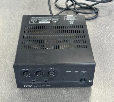 TOA BG-235 CU 3-Channel Mixer Amplifier 35 Watt, 70 Volt Speaker Output  - Image 1 of 4