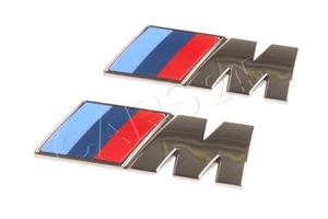 Genuine BMW 1 2 Ser X4 X5 X6 F20 F22 F23 F26 F15 2x Fender Emblems "M" Badge L+R - Picture 1 of 2