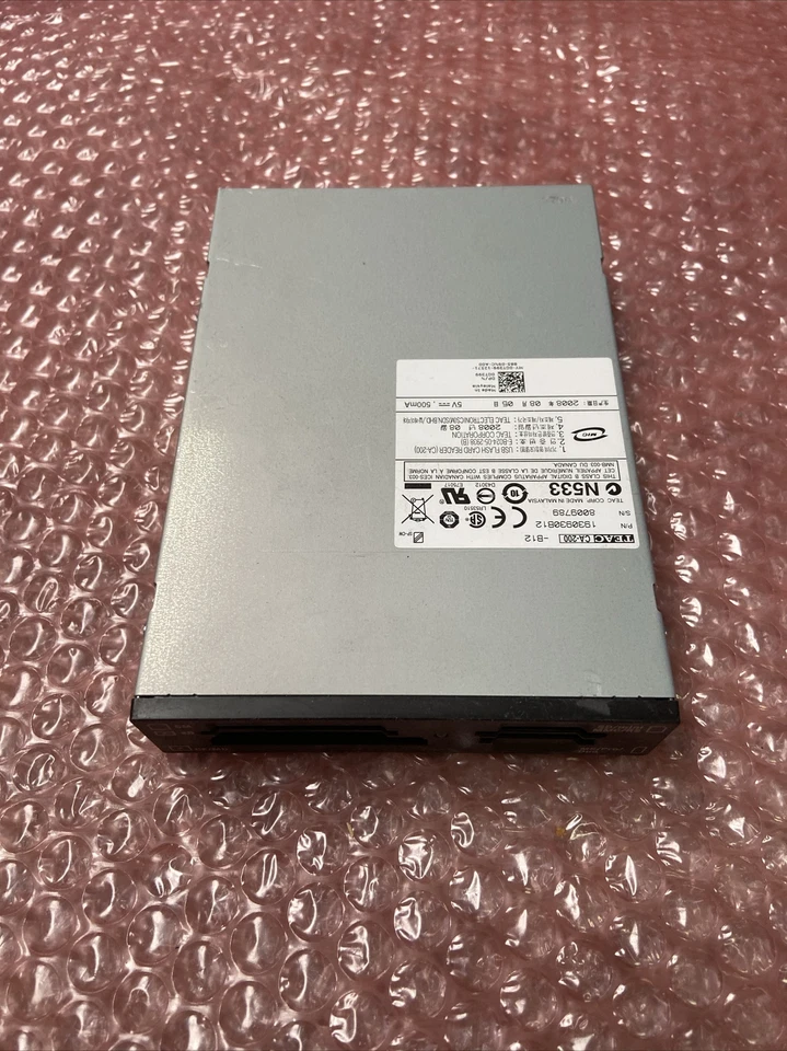 Teac CA-200 B12 1930930B12 Media Card Reader 0GT399 ( NO CABLE) - Image 1 of 4
