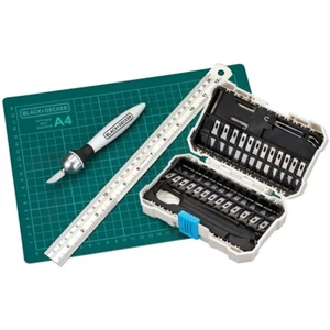 Black & Decker BDHT14001 Craft Hobby Knife Kit New - Picture 1 of 10