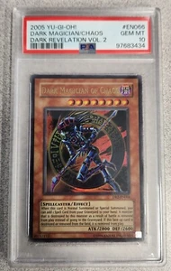 PSA 10 2005 YUGIOH DR2-EN066 DARK MAGICIAN OF CHAOS ULTRA RARE GEM MINT - Picture 1 of 11
