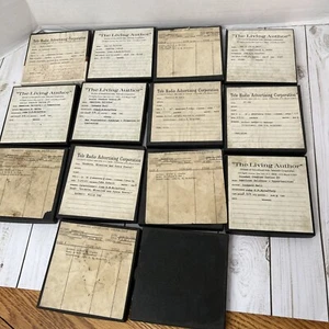 14 Reel To Reel Radio Tapes, John K M Mccaffrey Interviews Authors Rare Read!!! - Picture 1 of 14