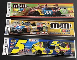 Wincraft Racing NASCAR Bumper Sticker-Kyle Busch, David Gilliland, Elliot Sadler - Picture 1 of 2