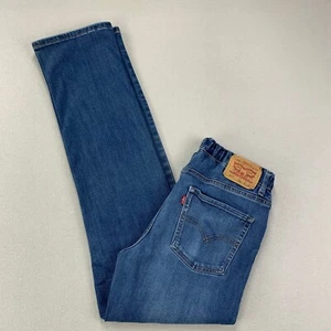 Levi's Jeans 511 Youth 20 Reg (30x30) Blue Faded Denim Adjustable Slim-Fit Flex - Picture 1 of 16