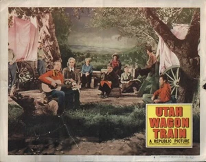 Utah Wagon Train, 1951, Rex Allen, Original Lobby Card 11x14 - Picture 1 of 1