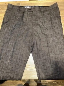 Men's Penguin Pants 44R/38W. Gray Plaid. NWOT. 14 - Picture 1 of 8