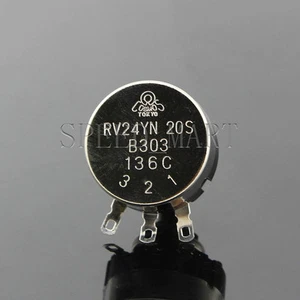 1 Stck. Cosmos Tocos RV24YN 20S B30K B303 24 mm Single-Turn Carbon Film Potentiometer - Bild 1 von 4
