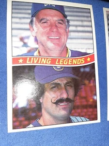 Tarjeta de béisbol Gaylord Perry Rollie Fingers 1984 Donruss #A Living Legends MVP - Imagen 1 de 1