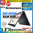NOTEBOOK LENOVO YOGA x370 13,3" I5-7300U RAM 8GB 256GB TABLET 2 IN 1 WIN11