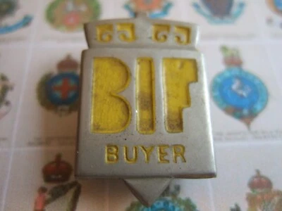 Vintage 1934 BIF BRITISH INDUSTRIES FAIR HOME BUYER buttonhole badge! - Image 1 of 4