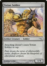 1X Yotian Soldier - Mirrodin - FOIL EX MTG CARD