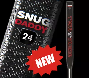 Nuevo 2 THUMB Golf Ajustado Papi 24 Negro Grip de Putter - Bild 1 von 1