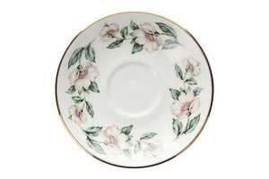 Crown Staffordshire - Christmas Roses - Plain Edge - Tea Saucer - 81022G - Picture 1 of 2