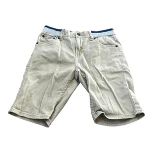 Levi’s Slim Fit Khaki Shorts, Boys Size 14 Regular Elastic Waist Band, Khaki Tan - Picture 1 of 9