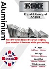 ALUMINIUM ANGLE Equal & Unequal Angles All Sizes & Thickness Free UK Delivery