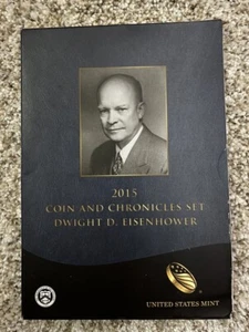 2015 U.S. Mint - Coin and Chronicles Set - Dwight D Eisenhower! - Picture 1 of 3