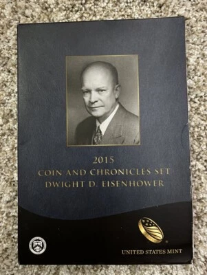 2015 U.S. Mint - Coin and Chronicles Set - Dwight D Eisenhower! - Image 1 of 3
