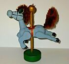 Vintage Wooden Galloping Horse Tree Ornament