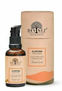 Devinez Almond Cold Pressed Carrier Oil Pure Natural For Hair & Skin Care 50ml