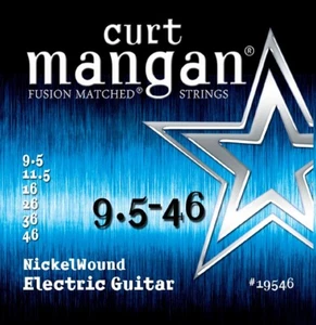 Curt Mangan Fusion Matched Nickelwound Electric Guitar Strings; gauges 9.5-46 - Picture 1 of 1