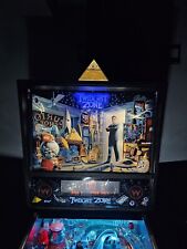 1993 Twilight Zone Pinball Machine Pyramid Topper MOD with Flashing Lights