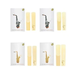For Alto Tenor Soprnao Saxophone Clarinet Reeds Bamboo Strength 2.0 2.5 3.0 10Pc - Picture 1 of 16