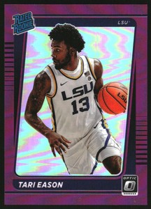 2022-23 Chronicles Draft Donruss Optic Rated Rookies Purple #25 Tari Eason /49