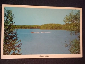 1960's Postcard of Scenic Lake In Arkansas Unposted Real Photo - Picture 1 of 2