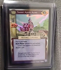 MY LITTLE PONY CCG GAME SINGLE FOIL CARD SWEET APPLE ACRES #f38 MINT! - Picture 1 of 2