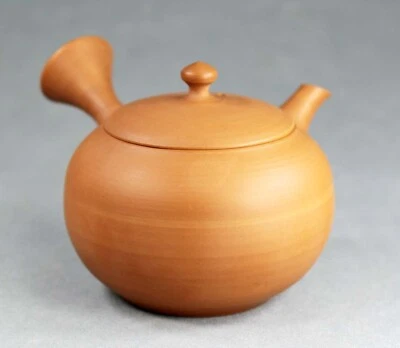 Tokoname Shudei (red clay) Teapot by Gisui, #gisui171 : D78*H67mm, 150ml - Image 1 of 4
