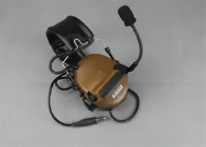 PELTOR Comtac-III C3 Headset Noise Reduction Tactical Brown Headphones US STOCK - Picture 1 of 5