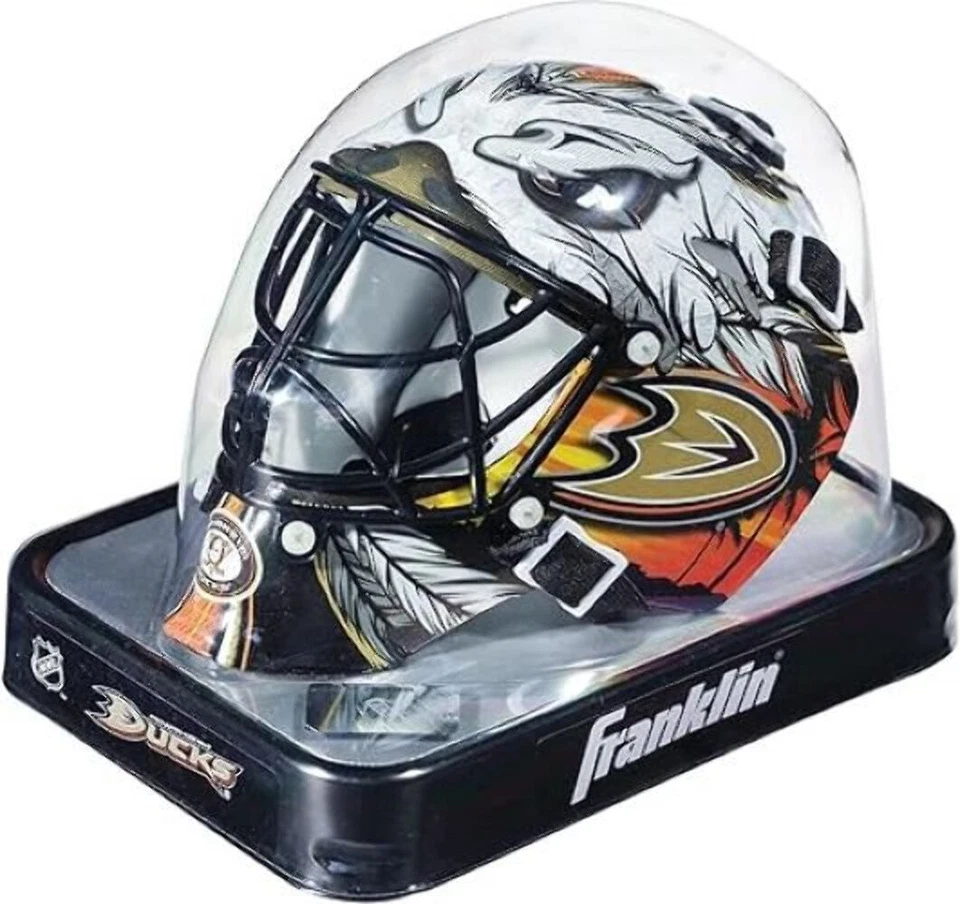 Mini máscara de portero Franklin de hockey de los Anaheim Ducks de la NHL Foto 1 de 1