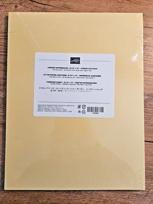 Stampin Up 8-1/2" x 11" Cardstock GARDEN IMPRESSIONS Pkg of 24, 3 colors Retired - Image 1 of 2