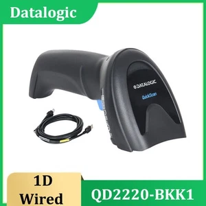 Datalogic QuickScan QD2220-BKK1 Handheld USB 1D Barcode Scanner with Cable Kit - Picture 1 of 11