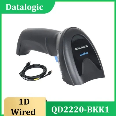 Datalogic QuickScan QD2220-BKK1 Handheld USB 1D Barcode Scanner with Cable Kit - Image 1 of 4
