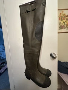 Frogg Toggs Men's Bootfoot PVC Hip Wader, Size 10 - Picture 1 of 5