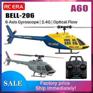 RC ERA A60 RC Helicopter BELL-206 Optical Flow Positioning 4CH 6-Axis Gyro Plane - Picture 1 of 21
