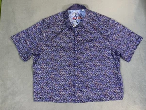 Camisa artística multicolor manga corta abotonada Robert Graham - Imagen 1 de 24