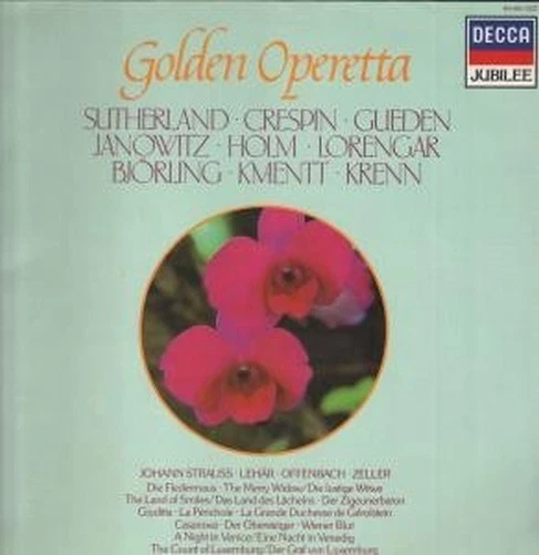 4144661 Various Artists Golden Operetta LP vinyl Netherlands Decca 1985 with - Bild 1 von 1