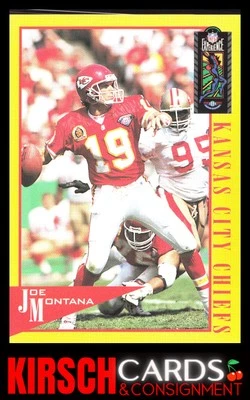 Joe Montana 1995 Classic NFL Experience #43 Kansas City Chiefs - Image 1 of 2