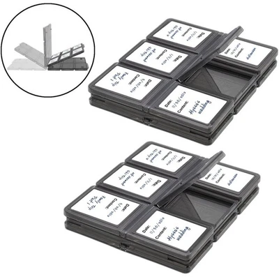 Portable Hard Shell 36 Slot Memory Card Storage Case for Camera SD Cards - Image 1 of 3
