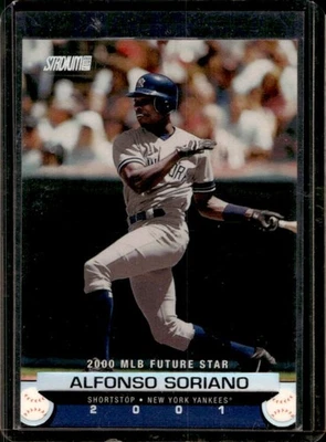2001 Stadium Club Альфонсо Сориано дебютант RC NO182 Yankees - Изображение 1 из 2
