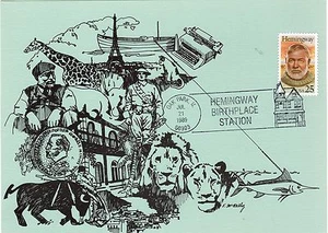 FDC Sc# 2418 Hemiway Birthplace Station Oak Park Il Jul 21 1989 - Picture 1 of 1