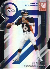 2005 Donruss Elite Aspirations Denver Broncos Football Card #27 Jake Plummer/84