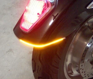 Honda VTX 1300C / 1800C LED Fender Eliminator Turn Signal Kit w/ Clear Lens - Picture 1 of 9